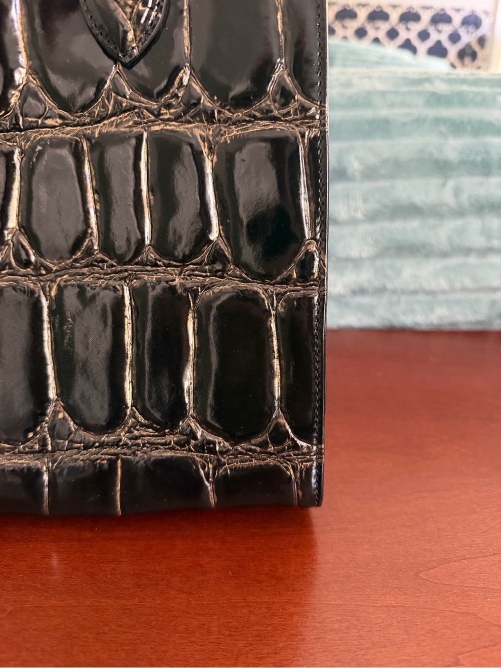 Brahmin Caroline Black Nerina Satchel with Matching Wallet - Picture 6 of 9
